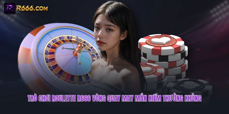 Trò chơi Roulette R666 vòng quay may mắn kiếm thưởng khủng